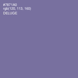 #7871A0 - Deluge Color Image