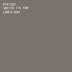 #78726C - Limed Ash Color Image