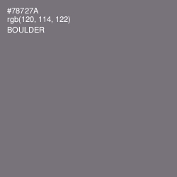 #78727A - Boulder Color Image