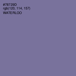 #78729D - Waterloo  Color Image