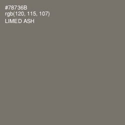 #78736B - Limed Ash Color Image
