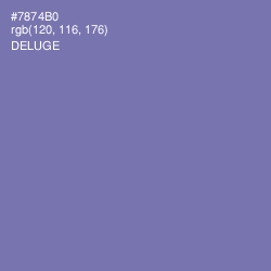#7874B0 - Deluge Color Image