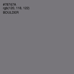 #78767A - Boulder Color Image