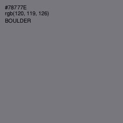 #78777E - Boulder Color Image