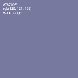 #78799F - Waterloo  Color Image