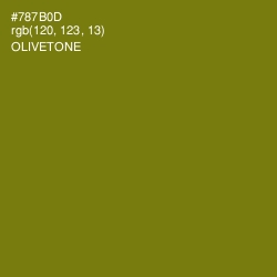 #787B0D - Olivetone Color Image