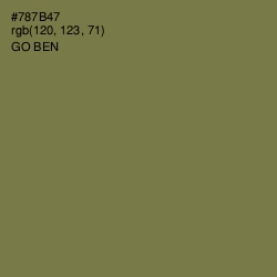 #787B47 - Go Ben Color Image