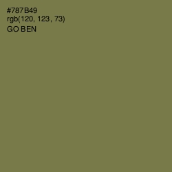 #787B49 - Go Ben Color Image