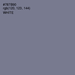 #787B90 - Waterloo  Color Image