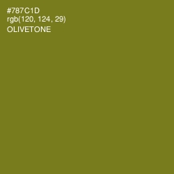#787C1D - Olivetone Color Image