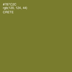 #787C2C - Crete Color Image