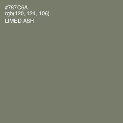 #787C6A - Limed Ash Color Image