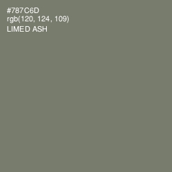 #787C6D - Limed Ash Color Image