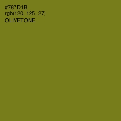 #787D1B - Olivetone Color Image