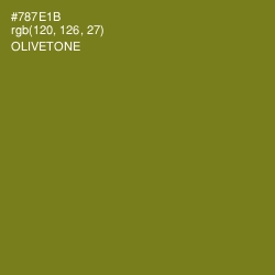#787E1B - Olivetone Color Image