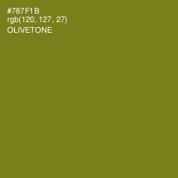 #787F1B - Olivetone Color Image
