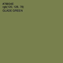 #78804E - Glade Green Color Image