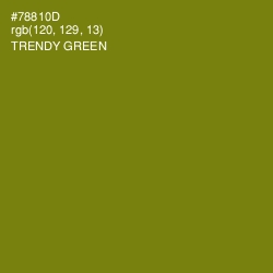 #78810D - Trendy Green Color Image