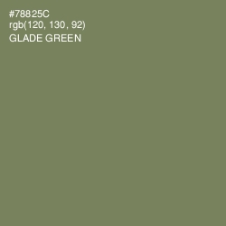 #78825C - Glade Green Color Image