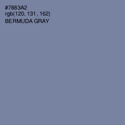 #7883A2 - Bermuda Gray Color Image