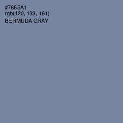 #7885A1 - Bermuda Gray Color Image