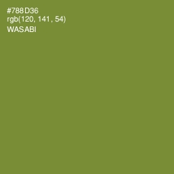 #788D36 - Wasabi Color Image
