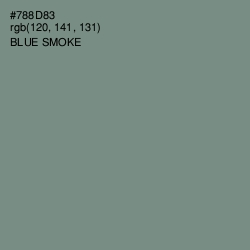 #788D83 - Blue Smoke Color Image