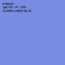 #788DE1 - Cornflower Blue Color Image
