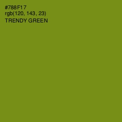 #788F17 - Trendy Green Color Image