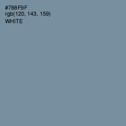 #788F9F - Slate Gray Color Image