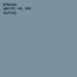 #7892A0 - Gothic Color Image
