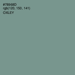 #78968D - Oxley Color Image