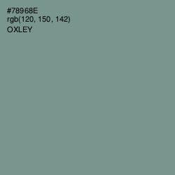 #78968E - Oxley Color Image