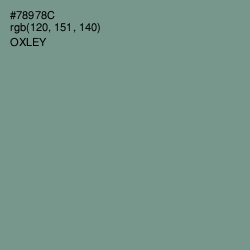 #78978C - Oxley Color Image