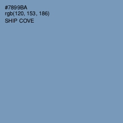 #7899BA - Ship Cove Color Image