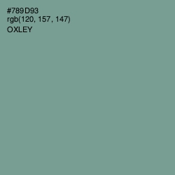 #789D93 - Oxley Color Image