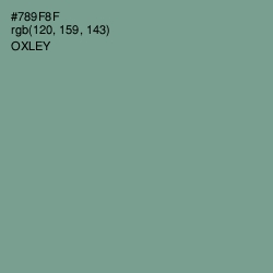#789F8F - Oxley Color Image