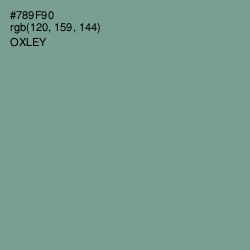 #789F90 - Oxley Color Image