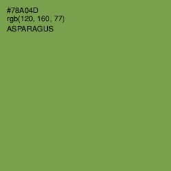 #78A04D - Asparagus Color Image