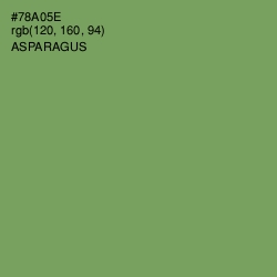 #78A05E - Asparagus Color Image