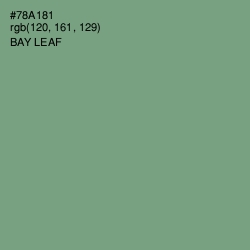 #78A181 - Bay Leaf Color Image