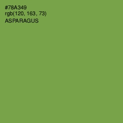 #78A349 - Asparagus Color Image
