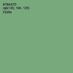 #78A97D - Fern Color Image