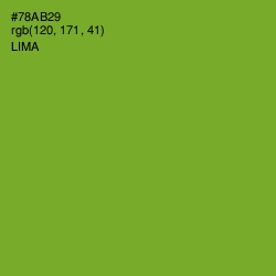 #78AB29 - Lima Color Image