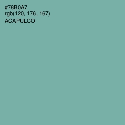 #78B0A7 - Acapulco Color Image