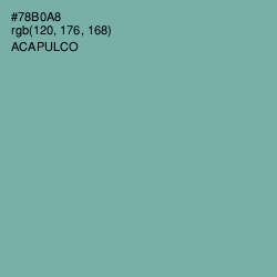 #78B0A8 - Acapulco Color Image