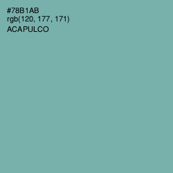 #78B1AB - Acapulco Color Image