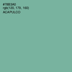 #78B3A0 - Acapulco Color Image