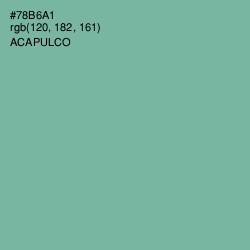 #78B6A1 - Acapulco Color Image