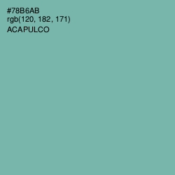 #78B6AB - Acapulco Color Image